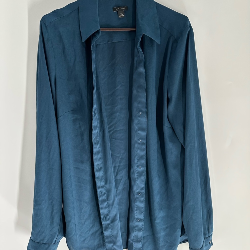 Ann Taylor Women's Blue Blouse